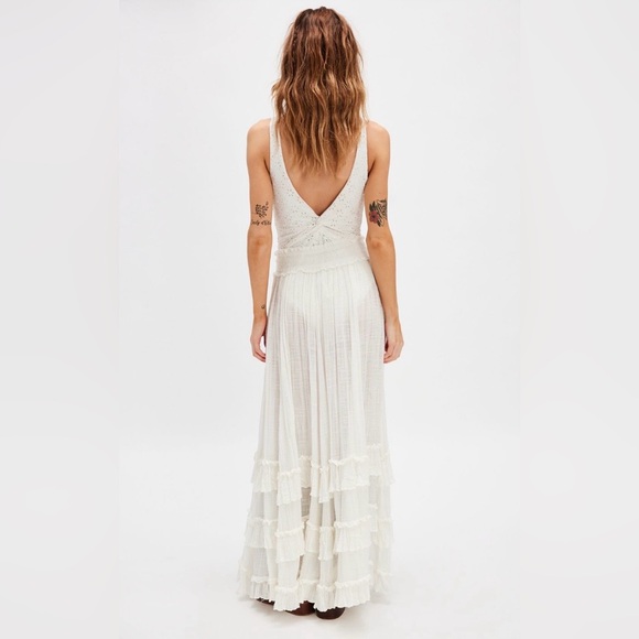 Free People FP One Brynn White Maxi Skirt - Picture 6 of 9